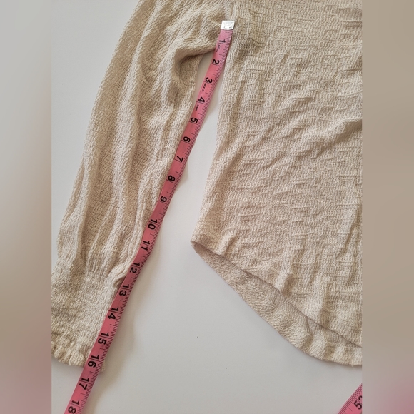 Free People Boho hippie half button down s/m top - Picture 11 of 14